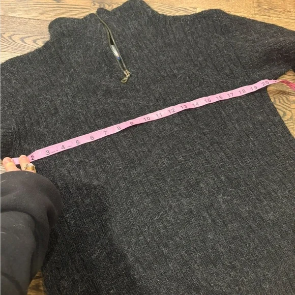 Kidka Icelandic Pure New Wool Reykir Half Zip Sweater